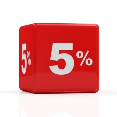5%